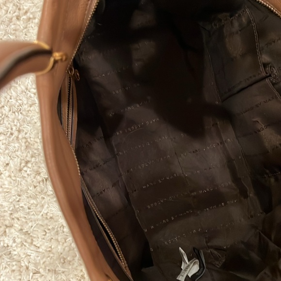 MARC BY MARC JACOBS Too Hot to Handle Zip Satchel Bag - Praline - Picture 6 of 13